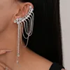 1# ear clip-silver-left ear