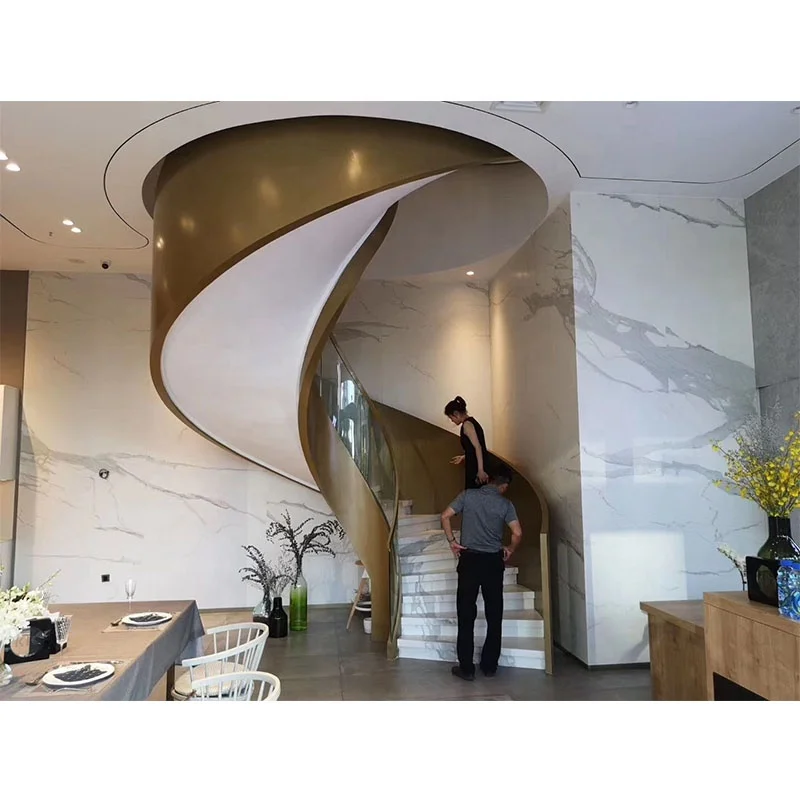 China Artificial Calaeatta White Marble Sintered Stone Slab for Home Wall Flooring Decoration