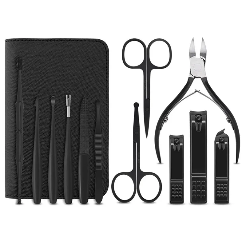 Chinese Factory Professional Stainless Steel Manicure Set Beauty Tool Nail Clipper Kit
