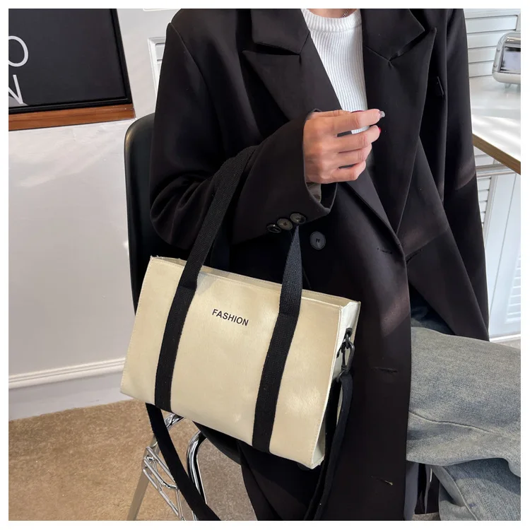 New Customized Fashion Printing Shopping Cotton Crossbody Shoulder