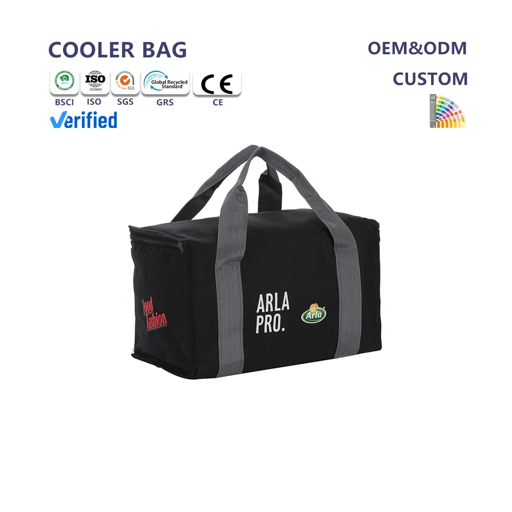 Outdoor High Quality Insulate Large Capacity Custom Logo Cooler Bag
