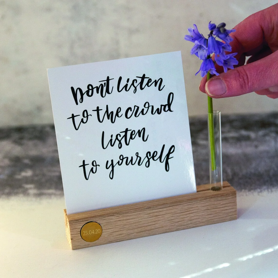 Card Holder Wood extra Large and Stable Photo Holder Beech Wood Place Card Holder Postcard Decoration