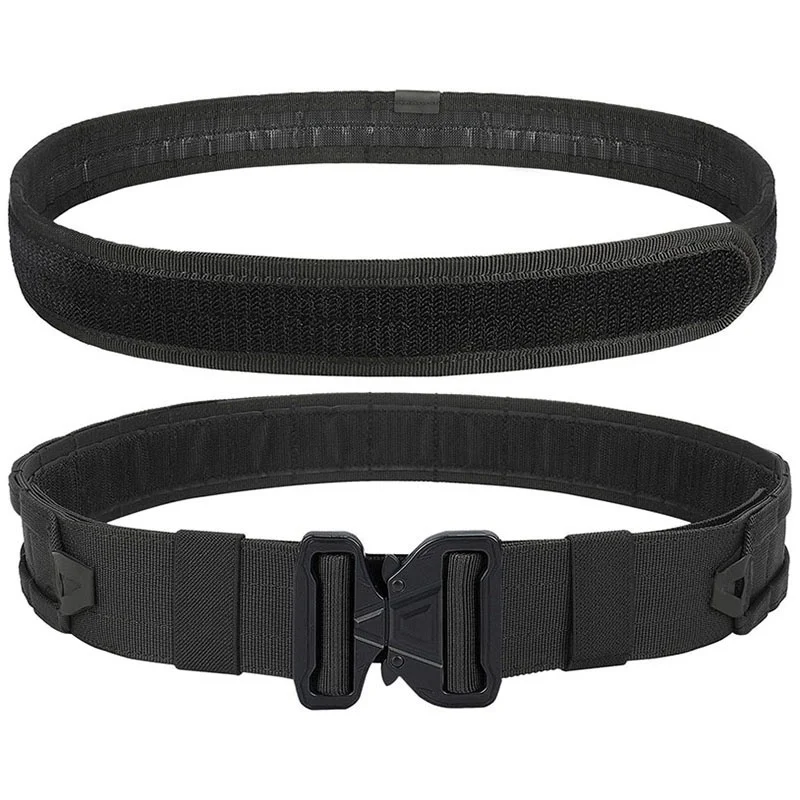 Wholesale Multifunctional Adjustable Modular Equipment Tactical Belt Adjustable Premium Duty Belt Quick-Release with Pouches