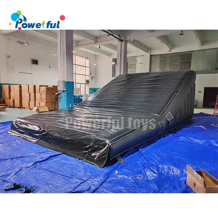 Customized Size MTB Slope Style Inflatable Jumping Air Bag Inflatable FMX BMX Airbag Ramp