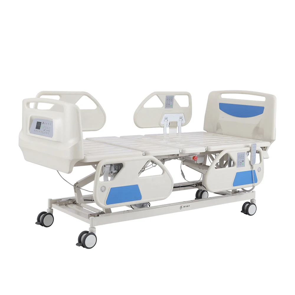 Electric Five-Function Stainless Steel Foldable Adjustable Infusion Bed Modern Hospital/School Use Digital Load Cell Medical 3