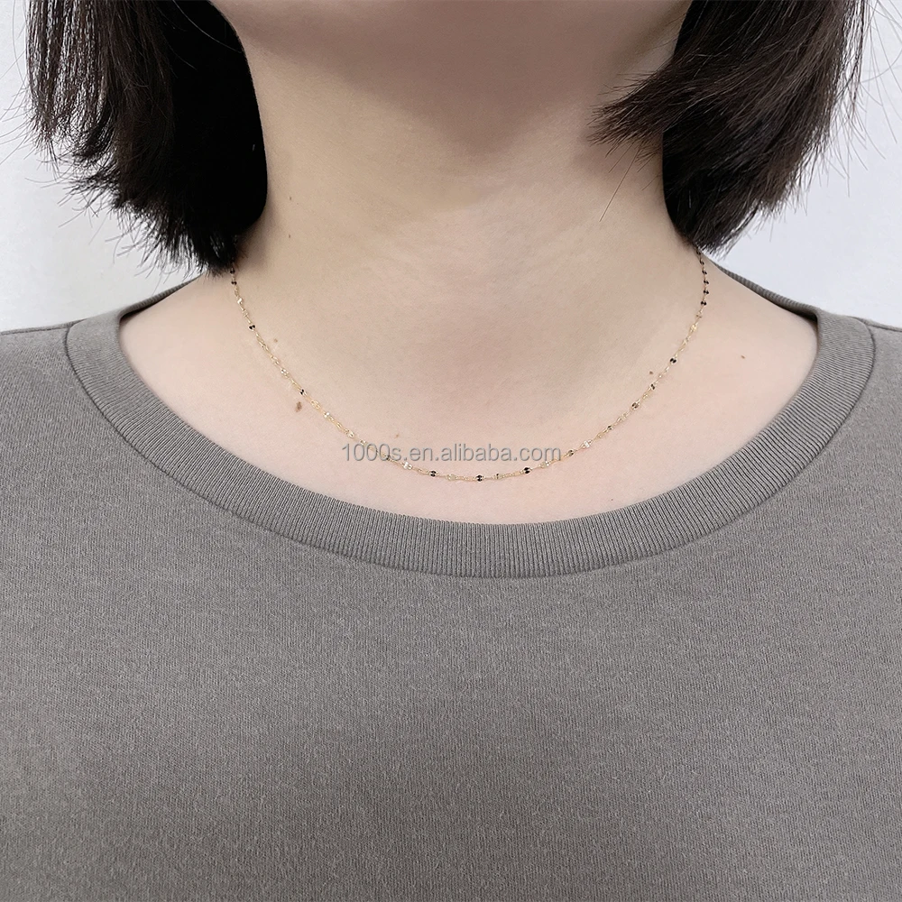Lip Chain Jewelry Chain Customized Fine Jewelry Wholesale Gold Factory