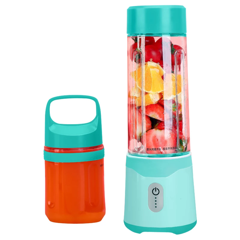 First Piece Special Price 230w Industrial Usb Rechargeable Mini Portable Blender 500ml+350ml Orange Juicer Hand Food Grinder Cup