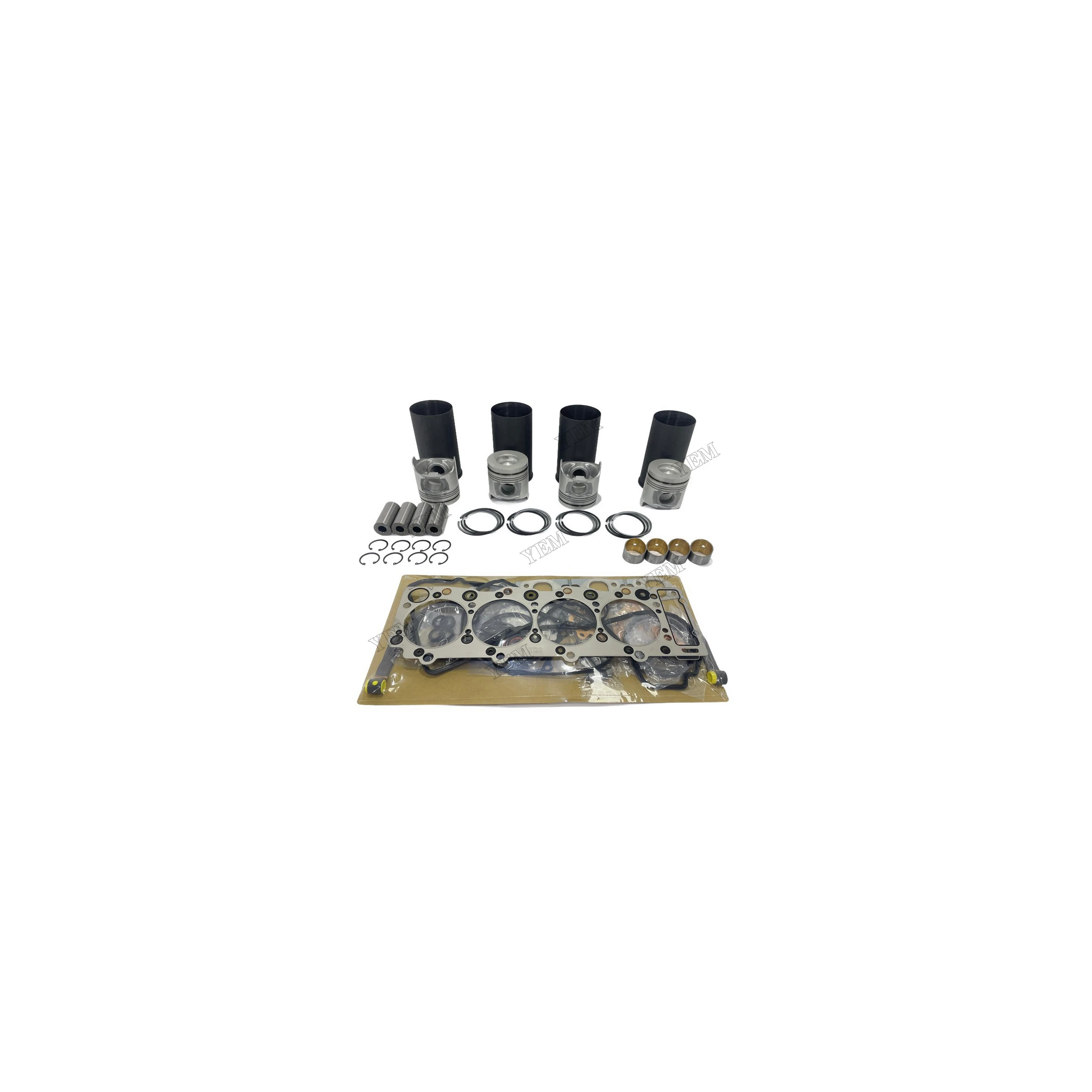 Overhaul Kit With Gasket Set Compatible for Isuzu 4HK1 High Quality Engine Parts