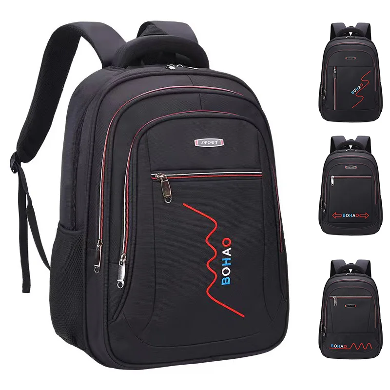 BESTWILL 2022 Wholesale Custom Geometric Pattern Laptop Backpack Waterproof Men's School Case Briefcase Luggage Set Zipper