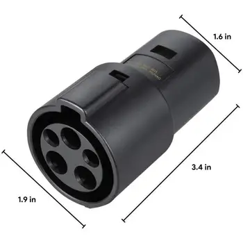 New Adapter Sae J1772 Type 1 To Tesla Connector Model S/X/3/Y EV Charger Socket Plug Connector Adaptor