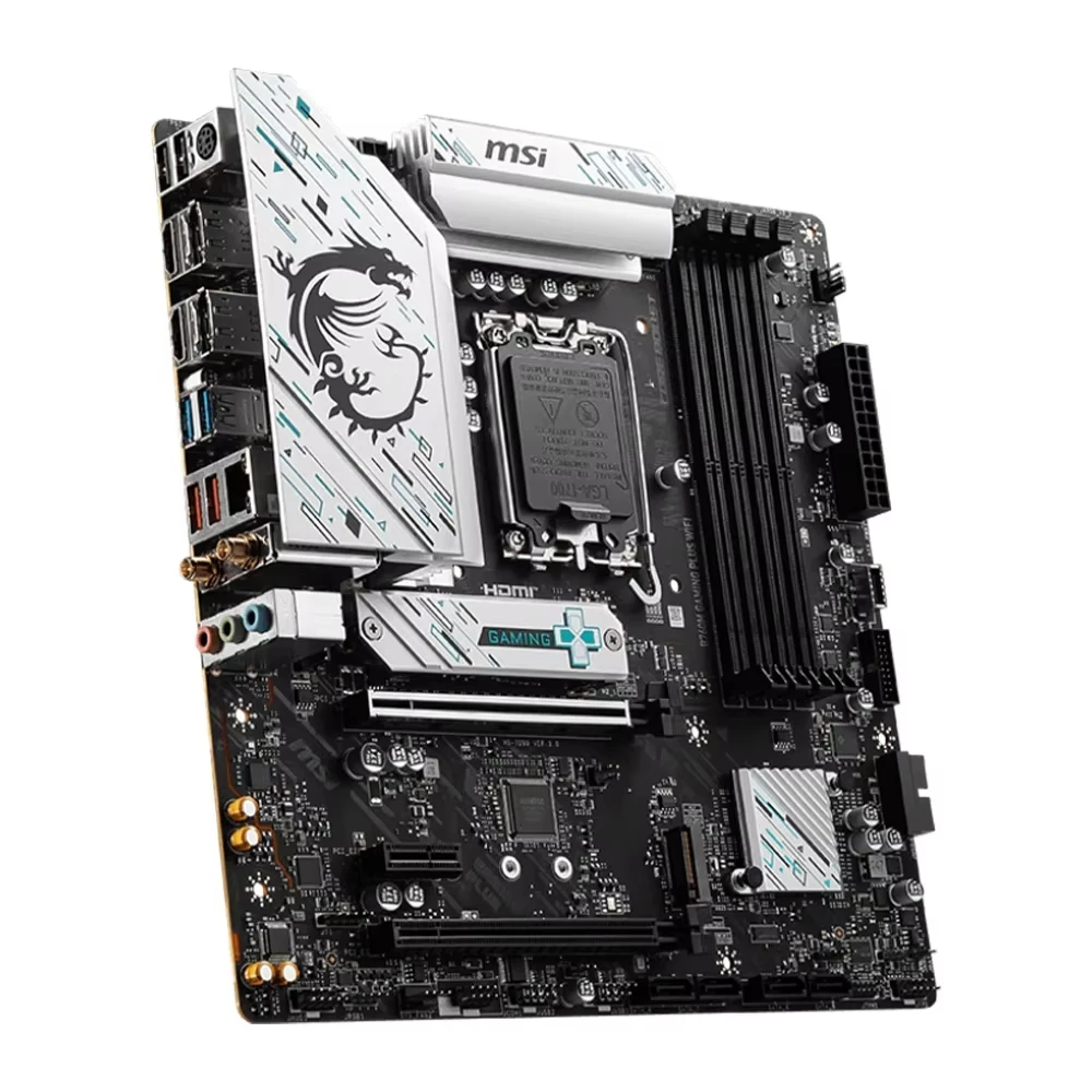 The MSI B760 gaming motherboard with wireless support supports 12th/13th/14th generation Intel processors, LGA 1700 DDR5, and 256GB memory.