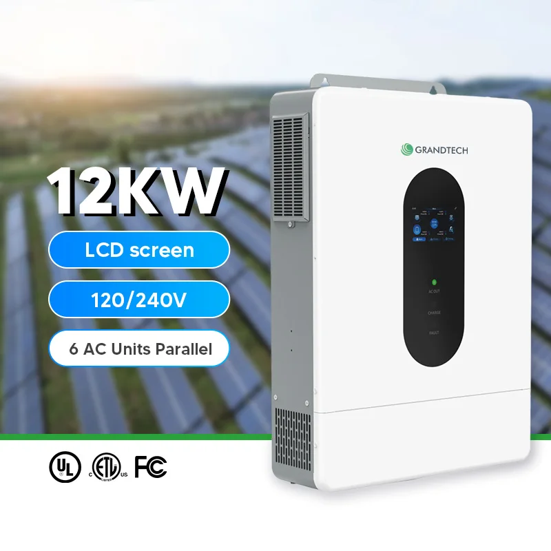 Versión estadounidense: inversor solar monofásico dividido de 12 kW, 48 V a 120 V/240 V, precio del inversor monofásico dividido híbrido fuera de red, salida de 10 kW, 48 V