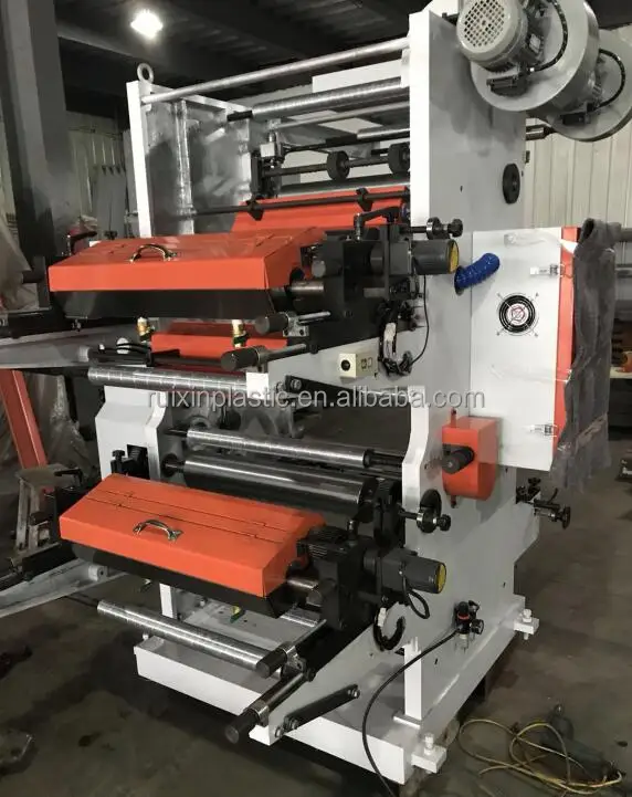 Высокое качество Полный Зерноуборочные комбайны обрабатывающие автоматически 2 Цвет флексографическая печатная машина небольшой полиэтиленовый пакет