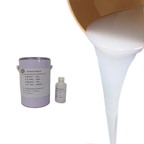 No Shrinkage Tin Cure RTV-2 Mold Silicone Rubber Liquid with High Temperature Resistance and 0-60 Shore Hardness