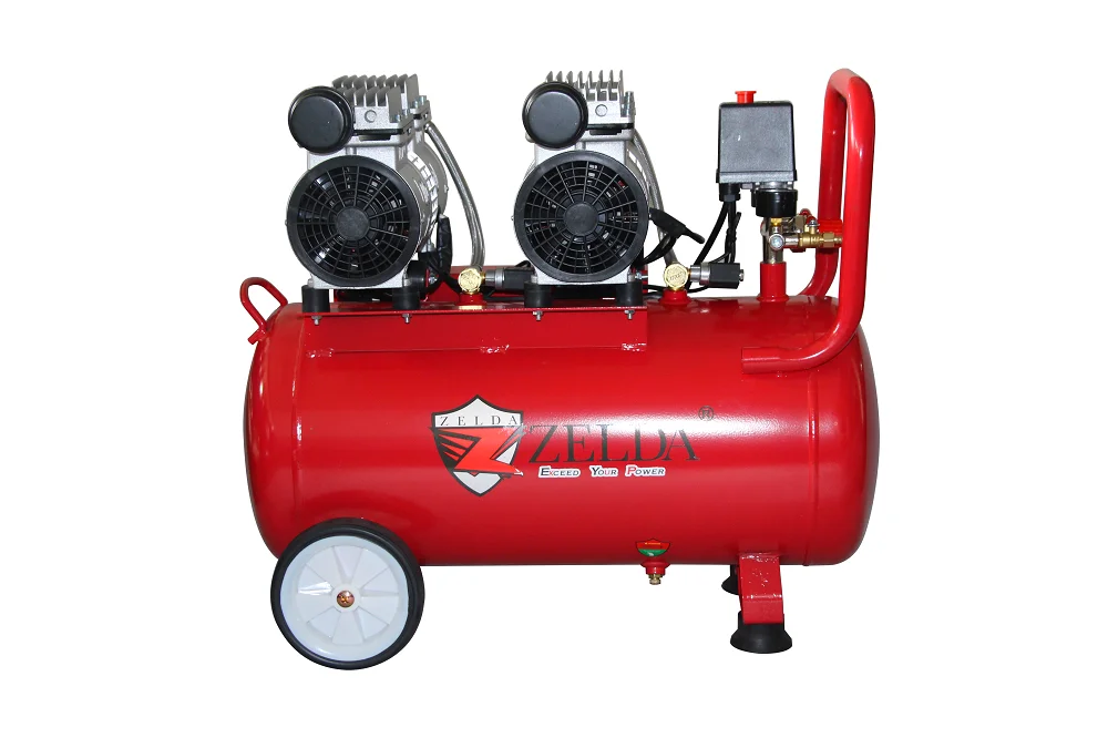 ZELDA 50Lタンク 8バール115Psiサイレントエアコンプレッサー