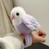 Purple parrotlet slap ring