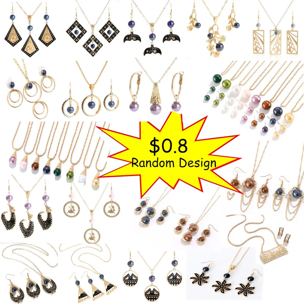 Clearance! Bohemian Necklace Leewos Women Fashion Rhinestone Geometric Type Gem Pendant Statement Chains (Blue)　並行輸入品 Hawaiian Jewelry Clearance Gold Plated Pearl Bohemian Necklace Earrings Set  Clearance Random Shipment Jewelry Set