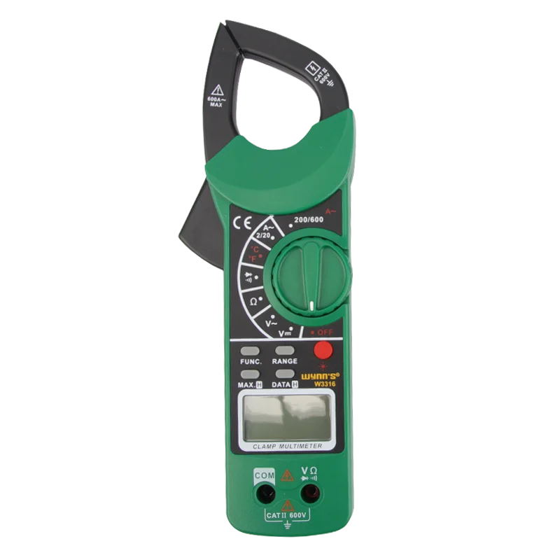 Digital Multimeter Voltage Meter Multi Tester Mini Handheld Clamp Meter Auto Range Temperature Test Clamp Multimeter