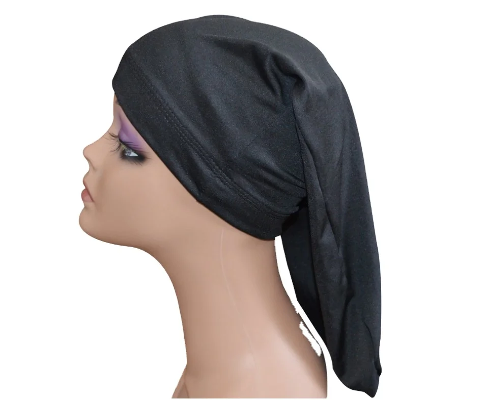Extra Long Satin Lined Sleep Caps for Braids Dreadlocks  display picture 3