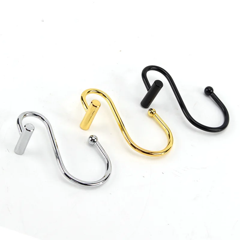 S-novelty hooks Stainless steel color multifunctional bathroom towel S door hanging novelty hooks S manufacture