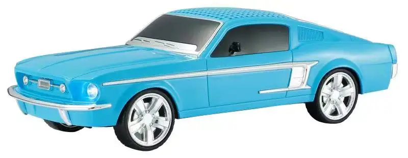 WSTER WS-1955 クラシックカー型スピーカー水色 WSTER Vintage Classic Bluetooth Speaker with FM Radio and