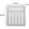 Retractable plate without knife holder white