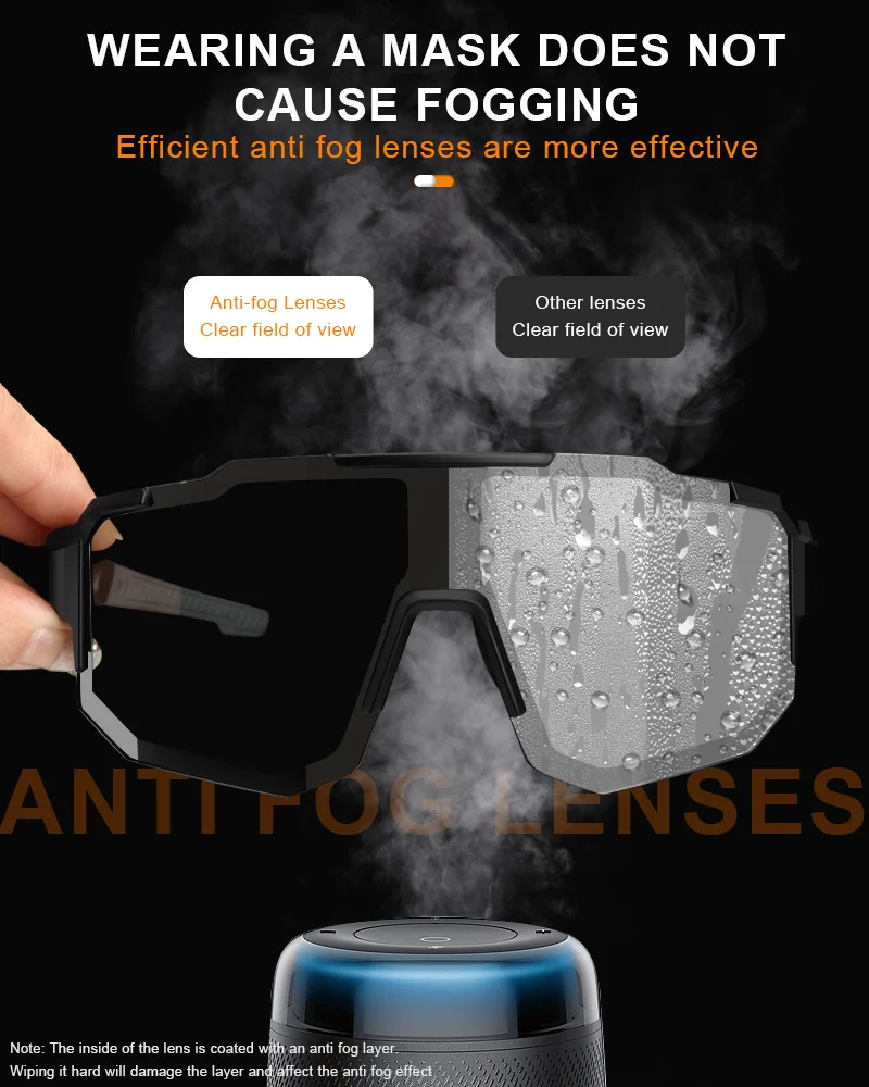 RIDERACE Cycling Glasses UV400 Protection Bicycle Sunglasses Photochromic Polarise Lens Eyewear Outdoor Riding Goggles for Men