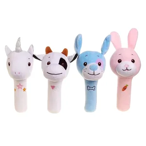 Eco Material Baby Comforter Toy Inside Squeaky Rattle  for Pets