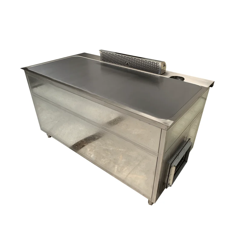 Commercial Stainless Steel Teppanyaki Grill Table with 2400x850x800mm Size 500*400mm Cooking Area and 380V/220V Voltage