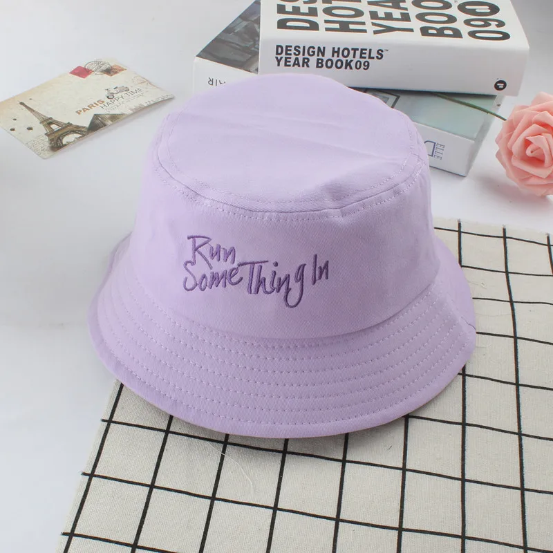 Wholesale 100% Cotton Plain Bucket Fisherman Caps Hat With Custom Logo