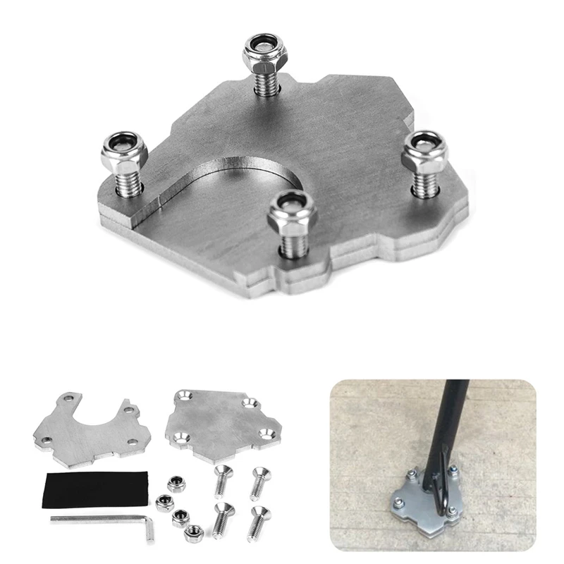 motorcycle side stand support plate