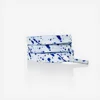 White background blue