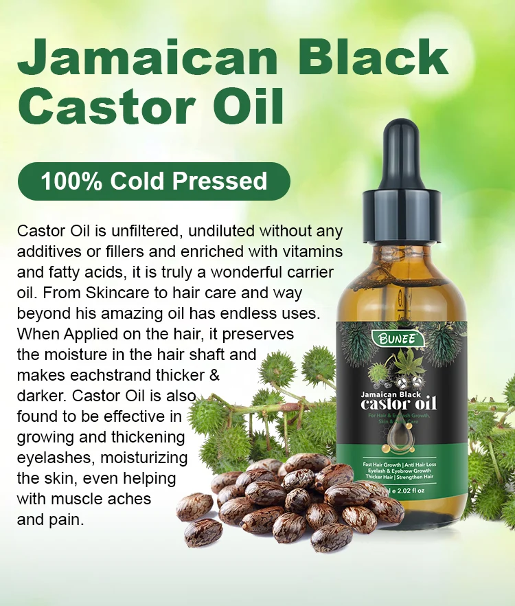 Oem Jamaican Black Castor Black Seed Cold Pressed Black Caster Seed Oil ...