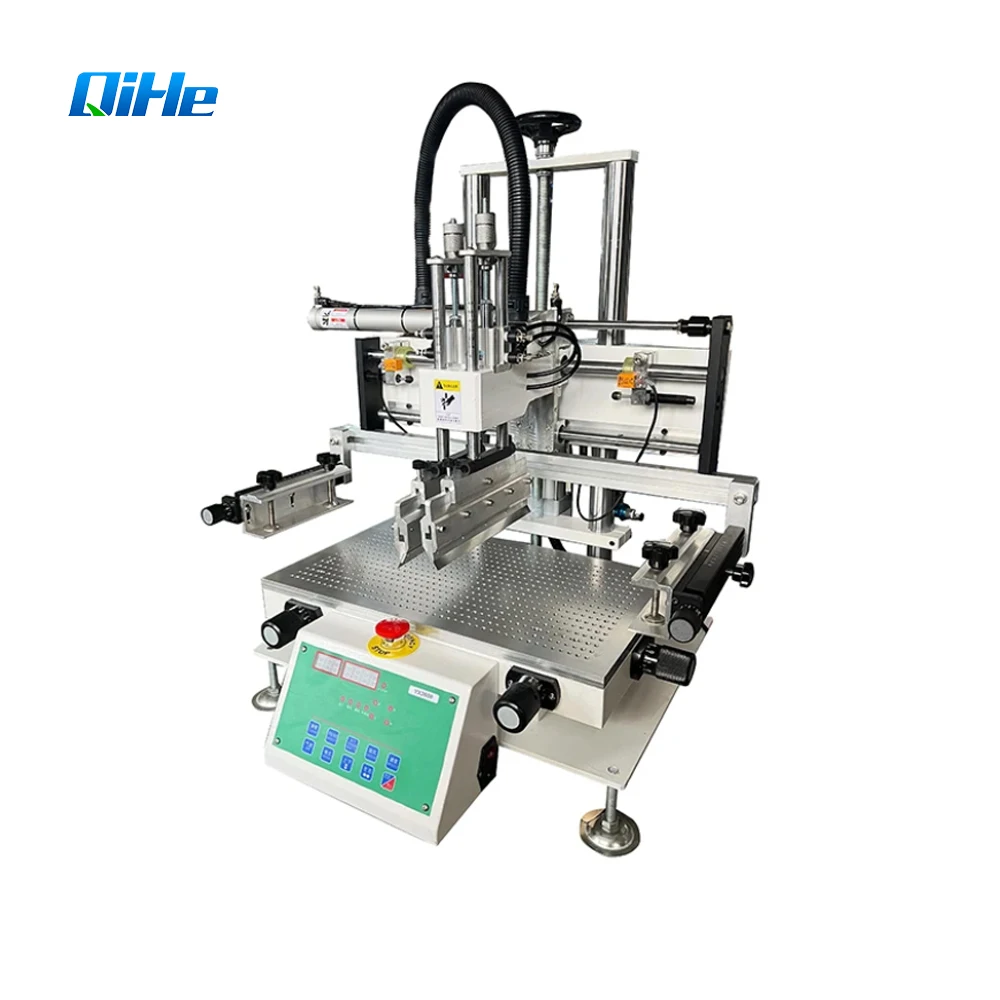 Qihe Desktop Model QH3050 Stencil Printing Equipment SMT Solder Paste Cream Print Production Machine
