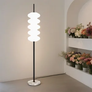 Nordic Luxury Led Floor Lamp Minimalist Modern Designer Style Floor Lamp for Bedroom Living Room Lighted Decor