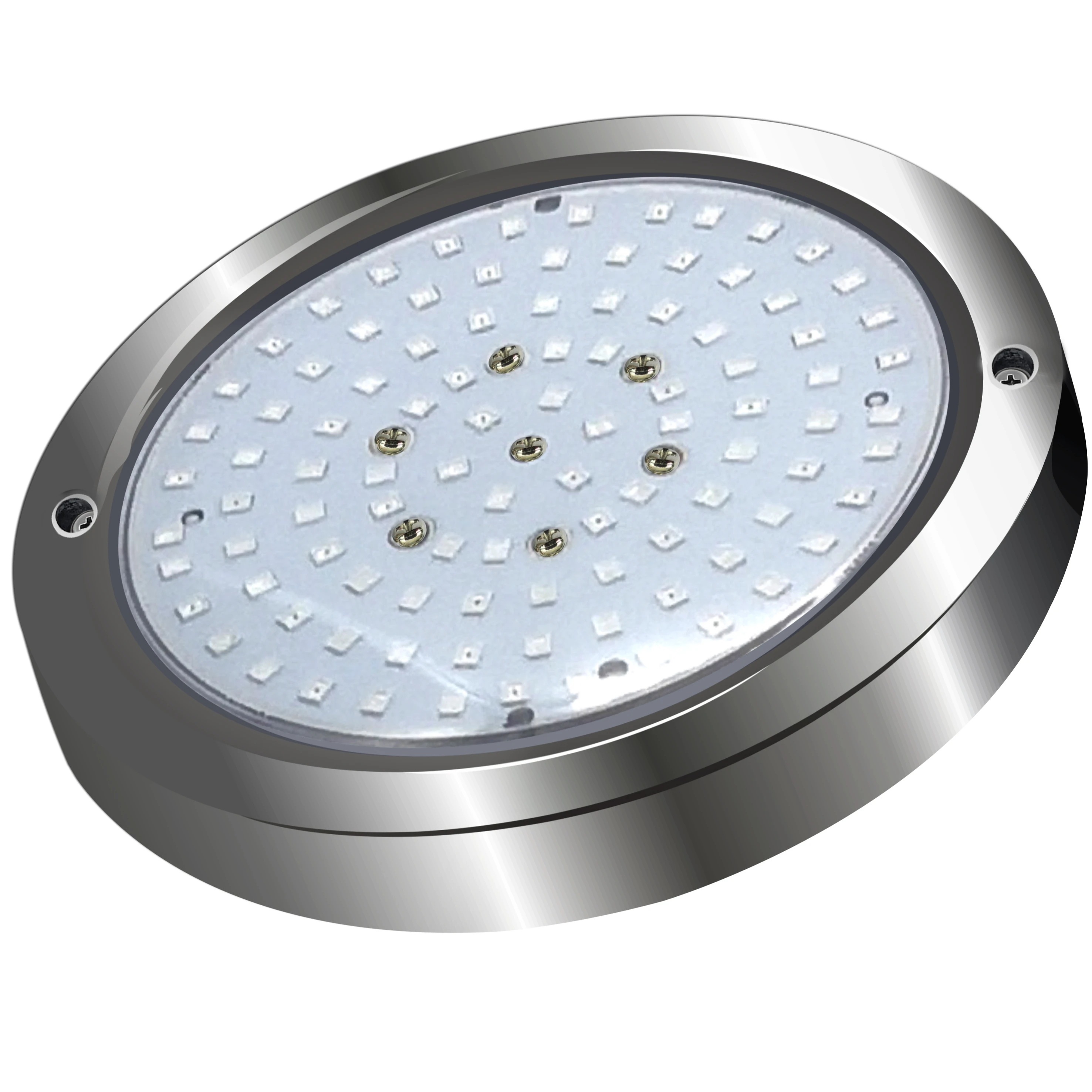 Remote Wifi Control 316L Stainless Steel 12V RGB 18W 24W 35W Wall Mounted Under Water Lights