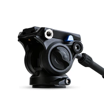 Fotopro Lightweight Fluid Drag Pan Head Heavy Duty Tripod Fluid Head 360 Rotating DSLR SLR Video Cameras Head detail image