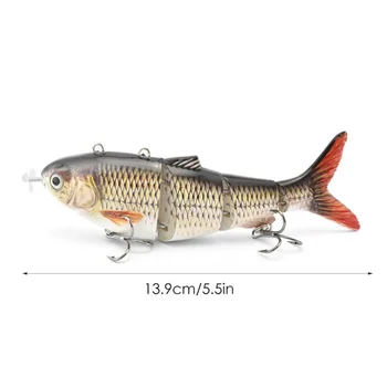 Cheery 130mm Multi Segment Fishing Lure 42g Robotic Jointed Multi Section Simulation Bait for River Fishing – Hard Lure – view 2
