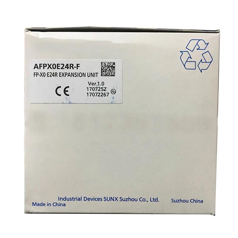 Нов оригинален AFPX0E24R PLC модул за проширување, серија FP-X. Погоден за индустријална автоматизација на производствени линии и проширување на контрола на механичка опрема. Опремен со комплетни влезни и излезни приклучоци, тип на излез со релеј, стабилна предавање на сигнали