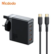 Mcdodo 513 100W Travel Charger Adaptive with USB-C Cable 2M GaN 3C1U 45W 65W 30W PD PPS USB Power Supply for Mobile Phones Watch
