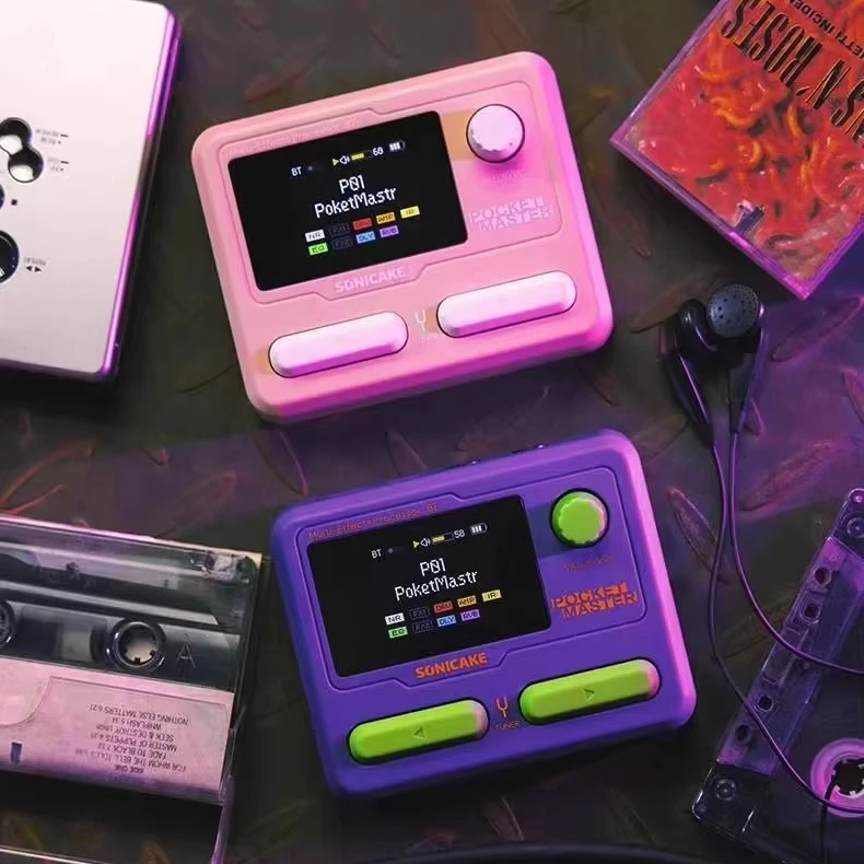 Sonicake Pocket Master - Portable Mini BT Guitar Effects