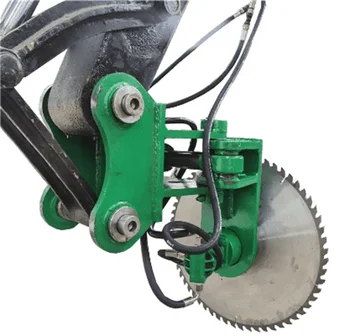 Promotion!! Hydraulic forestry machinery excavator attachment tree branch saw cutting excavator logging saw for trees trimming