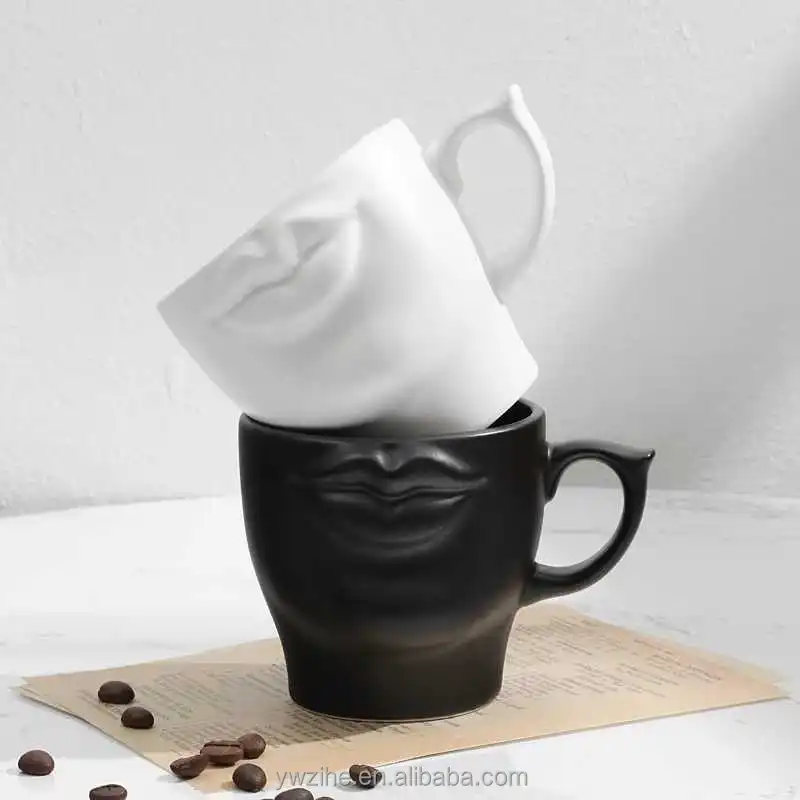 Man Face Ceramic Mugs Coffee Cups Milk Tea Mug Man Face Man Man