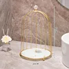 Gold-plated single-layer birdcage, platinum plate