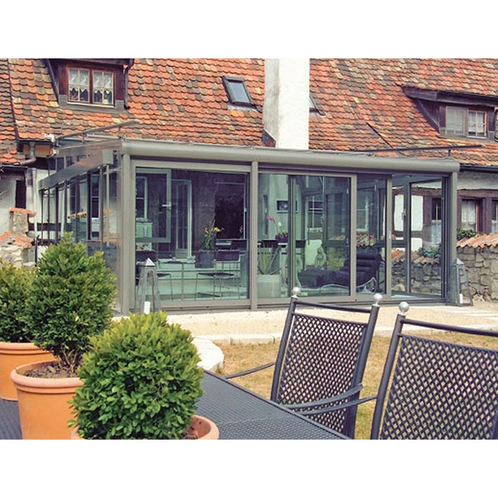 Портативная Солнцезащитная стеклянная веранда для консерватории