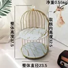 Enlarged Double-Layer Birdcage, Platinum Plate
