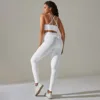 6610 cross bra + pants set   white