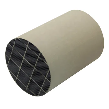 Universal cylindrical silicon carbide DPF diesel particulate filter for catalytic converter