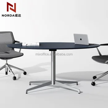 New Fashion Oval Shape Round Wooden Office Conference Table