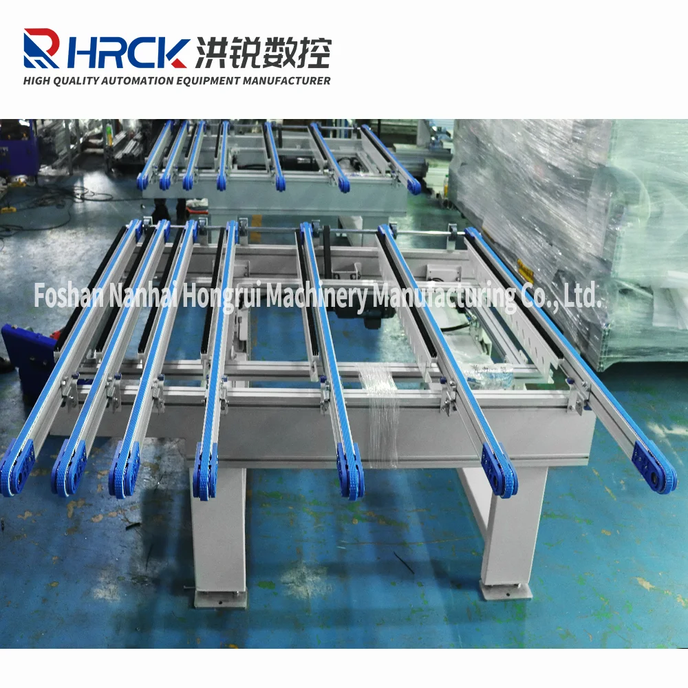 Fully automatic equipment, small power conveyor, six-sided drilling and feeding platform